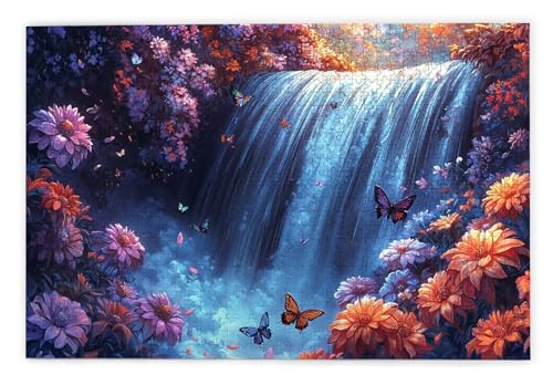 Puzzle 1000 Teile Erwachsene, Blume Puzzle 1000 Teile mit Geschenkbox, Holzpuzzle Erwachsene mit Naturholz, Geschenke für Frauen, Geschenke für Männer, Groß Holzpuzzle für Wanddeko Wohnzimmer, A-45 Puzzle 1000 Teile Erwachsene, Blume Puzzle 1000 Teile mit Geschenkbox, Holzpuzzle Erwachsene mit Naturholz, Geschenke für Frauen, Geschenke für Männer, Groß Holzpuzzle für Wanddeko Wohnzimmer, A-45 von Kinntn