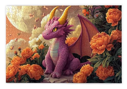 Puzzle 1000 Teile Erwachsene, Drachen Puzzle 1000 Teile mit Geschenkbox, Holzpuzzle Erwachsene mit Naturholz, Geschenke für Frauen, Geschenke für Männer, Groß Holzpuzzle für Wanddeko Wohnzimmer, V-29 Puzzle 1000 Teile Erwachsene, Drachen Puzzle 1000 Teile mit Geschenkbox, Holzpuzzle Erwachsene mit Naturholz, Geschenke für Frauen, Geschenke für Männer, Groß Holzpuzzle für Wanddeko Wohnzimmer, V-29 von Kinntn