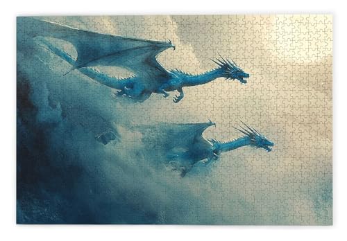 Puzzle 1000 Teile Erwachsene, Drachen Puzzle 1000 Teile mit Geschenkbox, Holzpuzzle Erwachsene mit Naturholz, Geschenke für Frauen, Geschenke für Männer, Groß Holzpuzzle für Wanddeko Wohnzimmer, A-25 Puzzle 1000 Teile Erwachsene, Drachen Puzzle 1000 Teile mit Geschenkbox, Holzpuzzle Erwachsene mit Naturholz, Geschenke für Frauen, Geschenke für Männer, Groß Holzpuzzle für Wanddeko Wohnzimmer, A-25 von Kinntn