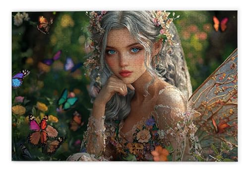 Puzzle 1000 Teile Erwachsene, Elf Puzzle 1000 Teile mit Geschenkbox, Holzpuzzle Erwachsene mit Naturholz, Geschenke für Frauen, Geschenke für Männer, Groß Holzpuzzle für Wanddeko Wohnzimmer, H-93 Puzzle 1000 Teile Erwachsene, Elf Puzzle 1000 Teile mit Geschenkbox, Holzpuzzle Erwachsene mit Naturholz, Geschenke für Frauen, Geschenke für Männer, Groß Holzpuzzle für Wanddeko Wohnzimmer, H-93 von Kinntn