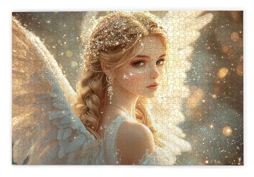 Puzzle 1000 Teile Erwachsene, Engel Puzzle 1000 Teile mit Geschenkbox, Holzpuzzle Erwachsene mit Naturholz, Geschenke für Frauen, Geschenke für Männer, Groß Holzpuzzle für Wanddeko Wohnzimmer, X-49 Puzzle 1000 Teile Erwachsene, Engel Puzzle 1000 Teile mit Geschenkbox, Holzpuzzle Erwachsene mit Naturholz, Geschenke für Frauen, Geschenke für Männer, Groß Holzpuzzle für Wanddeko Wohnzimmer, X-49 von Kinntn