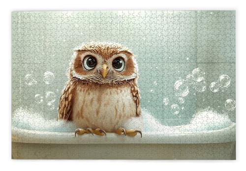 Puzzle 1000 Teile Erwachsene, Eule Puzzle 1000 Teile mit Geschenkbox, Holzpuzzle Erwachsene mit Naturholz, Geschenke für Frauen, Geschenke für Männer, Groß Holzpuzzle für Wanddeko Wohnzimmer, Z-47 Puzzle 1000 Teile Erwachsene, Eule Puzzle 1000 Teile mit Geschenkbox, Holzpuzzle Erwachsene mit Naturholz, Geschenke für Frauen, Geschenke für Männer, Groß Holzpuzzle für Wanddeko Wohnzimmer, Z-47 von Kinntn