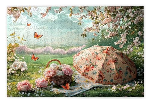 Puzzle 1000 Teile Erwachsene, Frühling Puzzle 1000 Teile mit Geschenkbox, Holzpuzzle Erwachsene mit Naturholz, Geschenke für Frauen, Geschenke für Männer, Groß Holzpuzzle für Wanddeko Wohnzimmer, S-47 Puzzle 1000 Teile Erwachsene, Frühling Puzzle 1000 Teile mit Geschenkbox, Holzpuzzle Erwachsene mit Naturholz, Geschenke für Frauen, Geschenke für Männer, Groß Holzpuzzle für Wanddeko Wohnzimmer, S-47 von Kinntn