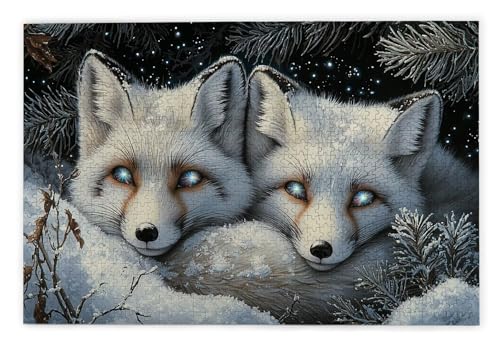 Puzzle 1000 Teile Erwachsene, Fuchs Puzzle 1000 Teile mit Geschenkbox, Holzpuzzle Erwachsene mit Naturholz, Geschenke für Frauen, Geschenke für Männer, Groß Holzpuzzle für Wanddeko Wohnzimmer, C-37 Puzzle 1000 Teile Erwachsene, Fuchs Puzzle 1000 Teile mit Geschenkbox, Holzpuzzle Erwachsene mit Naturholz, Geschenke für Frauen, Geschenke für Männer, Groß Holzpuzzle für Wanddeko Wohnzimmer, C-37 von Kinntn
