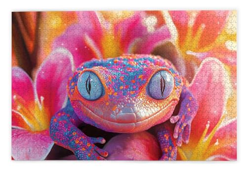 Puzzle 1000 Teile Erwachsene, Gecko Puzzle 1000 Teile mit Geschenkbox, Holzpuzzle Erwachsene mit Naturholz, Geschenke für Frauen, Geschenke für Männer, Groß Holzpuzzle für Wanddeko Wohnzimmer, H-79 Puzzle 1000 Teile Erwachsene, Gecko Puzzle 1000 Teile mit Geschenkbox, Holzpuzzle Erwachsene mit Naturholz, Geschenke für Frauen, Geschenke für Männer, Groß Holzpuzzle für Wanddeko Wohnzimmer, H-79 von Kinntn