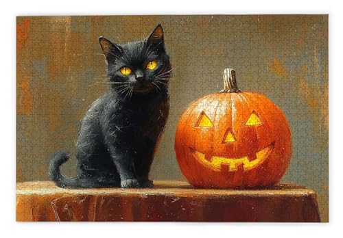 Puzzle 1000 Teile Erwachsene, Halloween Puzzle 1000 Teile mit Geschenkbox, Holzpuzzle Erwachsene mit Naturholz, Geschenke für Frauen, Geschenke für Männer, Groß Holzpuzzle für Deko Wohnzimmer, K-67 Puzzle 1000 Teile Erwachsene, Halloween Puzzle 1000 Teile mit Geschenkbox, Holzpuzzle Erwachsene mit Naturholz, Geschenke für Frauen, Geschenke für Männer, Groß Holzpuzzle für Deko Wohnzimmer, K-67 von Kinntn