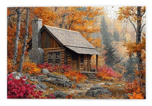 Puzzle 1000 Teile Erwachsene, Herbst Puzzle 1000 Teile mit Geschenkbox, Holzpuzzle Erwachsene mit Naturholz, Geschenke für Frauen, Geschenke für Männer, Groß Holzpuzzle für Wanddeko Wohnzimmer, B-99 Puzzle 1000 Teile Erwachsene, Herbst Puzzle 1000 Teile mit Geschenkbox, Holzpuzzle Erwachsene mit Naturholz, Geschenke für Frauen, Geschenke für Männer, Groß Holzpuzzle für Wanddeko Wohnzimmer, B-99 von Kinntn