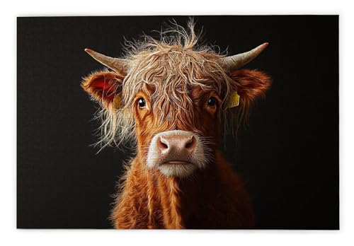 Puzzle 1000 Teile Erwachsene, Hochlandrinder Puzzle 1000 Teile mit Geschenkbox, Holzpuzzle Erwachsene mit Naturholz, Geschenke für Frauen, Geschenke für Männer, Holzpuzzle für Deko Wohnzimmer, C-43 Puzzle 1000 Teile Erwachsene, Hochlandrinder Puzzle 1000 Teile mit Geschenkbox, Holzpuzzle Erwachsene mit Naturholz, Geschenke für Frauen, Geschenke für Männer, Holzpuzzle für Deko Wohnzimmer, C-43 von Kinntn