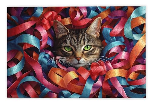 Puzzle 1000 Teile Erwachsene, Katze Puzzle 1000 Teile mit Geschenkbox, Holzpuzzle Erwachsene mit Naturholz, Geschenke für Frauen, Geschenke für Männer, Groß Holzpuzzle für Wanddeko Wohnzimmer, D-89 Puzzle 1000 Teile Erwachsene, Katze Puzzle 1000 Teile mit Geschenkbox, Holzpuzzle Erwachsene mit Naturholz, Geschenke für Frauen, Geschenke für Männer, Groß Holzpuzzle für Wanddeko Wohnzimmer, D-89 von Kinntn