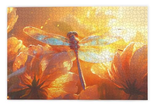Puzzle 1000 Teile Erwachsene, Libelle Puzzle 1000 Teile mit Geschenkbox, Holzpuzzle Erwachsene mit Naturholz, Geschenke für Frauen, Geschenke für Männer, Groß Holzpuzzle für Wanddeko Wohnzimmer, H-45 Puzzle 1000 Teile Erwachsene, Libelle Puzzle 1000 Teile mit Geschenkbox, Holzpuzzle Erwachsene mit Naturholz, Geschenke für Frauen, Geschenke für Männer, Groß Holzpuzzle für Wanddeko Wohnzimmer, H-45 von Kinntn