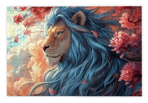 Puzzle 1000 Teile Erwachsene, Löwe Puzzle 1000 Teile mit Geschenkbox, Holzpuzzle Erwachsene mit Naturholz, Geschenke für Frauen, Geschenke für Männer, Groß Holzpuzzle für Wanddeko Wohnzimmer, P-99 Puzzle 1000 Teile Erwachsene, Löwe Puzzle 1000 Teile mit Geschenkbox, Holzpuzzle Erwachsene mit Naturholz, Geschenke für Frauen, Geschenke für Männer, Groß Holzpuzzle für Wanddeko Wohnzimmer, P-99 von Kinntn