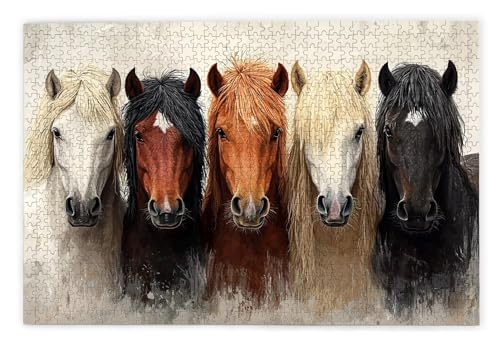 Puzzle 1000 Teile Erwachsene, Pferd Puzzle 1000 Teile mit Geschenkbox, Holzpuzzle Erwachsene mit Naturholz, Geschenke für Frauen, Geschenke für Männer, Groß Holzpuzzle für Wanddeko Wohnzimmer, B-83 Puzzle 1000 Teile Erwachsene, Pferd Puzzle 1000 Teile mit Geschenkbox, Holzpuzzle Erwachsene mit Naturholz, Geschenke für Frauen, Geschenke für Männer, Groß Holzpuzzle für Wanddeko Wohnzimmer, B-83 von Kinntn
