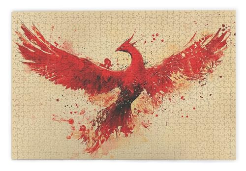 Puzzle 1000 Teile Erwachsene, Phönix Puzzle 1000 Teile mit Geschenkbox, Holzpuzzle Erwachsene mit Naturholz, Geschenke für Frauen, Geschenke für Männer, Groß Holzpuzzle für Wanddeko Wohnzimmer, C-39 Puzzle 1000 Teile Erwachsene, Phönix Puzzle 1000 Teile mit Geschenkbox, Holzpuzzle Erwachsene mit Naturholz, Geschenke für Frauen, Geschenke für Männer, Groß Holzpuzzle für Wanddeko Wohnzimmer, C-39 von Kinntn