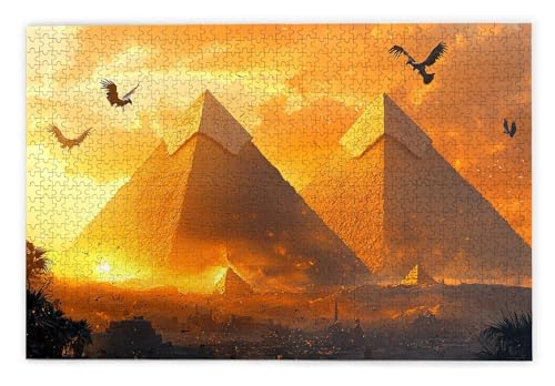 Puzzle 1000 Teile Erwachsene, Pyramide Puzzle 1000 Teile mit Geschenkbox, Holzpuzzle Erwachsene mit Naturholz, Geschenke für Frauen, Geschenke für Männer, Groß Holzpuzzle für Wanddeko Wohnzimmer, O-53 Puzzle 1000 Teile Erwachsene, Pyramide Puzzle 1000 Teile mit Geschenkbox, Holzpuzzle Erwachsene mit Naturholz, Geschenke für Frauen, Geschenke für Männer, Groß Holzpuzzle für Wanddeko Wohnzimmer, O-53 von Kinntn