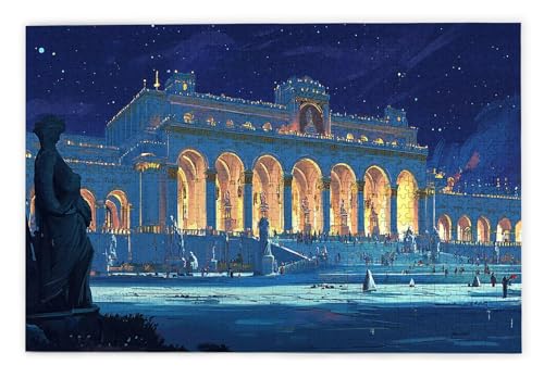 Puzzle 1000 Teile Erwachsene, Schloss Puzzle 1000 Teile mit Geschenkbox, Holzpuzzle Erwachsene mit Naturholz, Geschenke für Frauen, Geschenke für Männer, Groß Holzpuzzle für Wanddeko Wohnzimmer, D-23 Puzzle 1000 Teile Erwachsene, Schloss Puzzle 1000 Teile mit Geschenkbox, Holzpuzzle Erwachsene mit Naturholz, Geschenke für Frauen, Geschenke für Männer, Groß Holzpuzzle für Wanddeko Wohnzimmer, D-23 von Kinntn