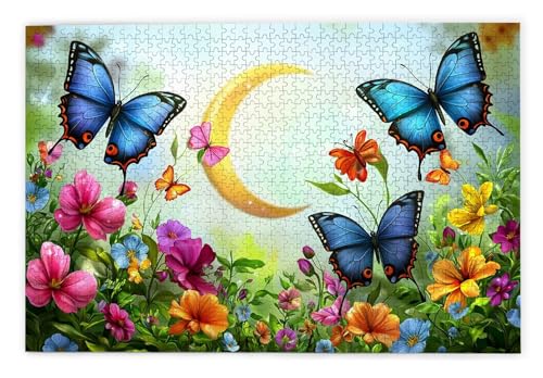 Puzzle 1000 Teile Erwachsene, Schmetterling Puzzle 1000 Teile mit Geschenkbox, Holzpuzzle Erwachsene mit Naturholz, Geschenke für Frauen, Geschenke für Männer, Holzpuzzle für Deko Wohnzimmer, K-31 Puzzle 1000 Teile Erwachsene, Schmetterling Puzzle 1000 Teile mit Geschenkbox, Holzpuzzle Erwachsene mit Naturholz, Geschenke für Frauen, Geschenke für Männer, Holzpuzzle für Deko Wohnzimmer, K-31 von Kinntn