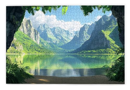 Puzzle 1000 Teile Erwachsene, See Puzzle 1000 Teile mit Geschenkbox, Holzpuzzle Erwachsene mit Naturholz, Geschenke für Frauen, Geschenke für Männer, Groß Holzpuzzle für Wanddeko Wohnzimmer, C-59 Puzzle 1000 Teile Erwachsene, See Puzzle 1000 Teile mit Geschenkbox, Holzpuzzle Erwachsene mit Naturholz, Geschenke für Frauen, Geschenke für Männer, Groß Holzpuzzle für Wanddeko Wohnzimmer, C-59 von Kinntn