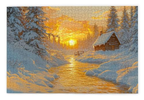 Puzzle 1000 Teile Erwachsene, Sonnenuntergang Puzzle 1000 Teile mit Geschenkbox, Holzpuzzle Erwachsene mit Naturholz, Geschenke für Frauen, Geschenke für Männer, Holzpuzzle für Deko Wohnzimmer, D-65 Puzzle 1000 Teile Erwachsene, Sonnenuntergang Puzzle 1000 Teile mit Geschenkbox, Holzpuzzle Erwachsene mit Naturholz, Geschenke für Frauen, Geschenke für Männer, Holzpuzzle für Deko Wohnzimmer, D-65 von Kinntn