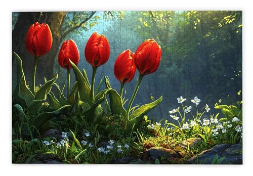 Puzzle 1000 Teile Erwachsene, Tulpe Puzzle 1000 Teile mit Geschenkbox, Holzpuzzle Erwachsene mit Naturholz, Geschenke für Frauen, Geschenke für Männer, Groß Holzpuzzle für Wanddeko Wohnzimmer, D-49 Puzzle 1000 Teile Erwachsene, Tulpe Puzzle 1000 Teile mit Geschenkbox, Holzpuzzle Erwachsene mit Naturholz, Geschenke für Frauen, Geschenke für Männer, Groß Holzpuzzle für Wanddeko Wohnzimmer, D-49 von Kinntn