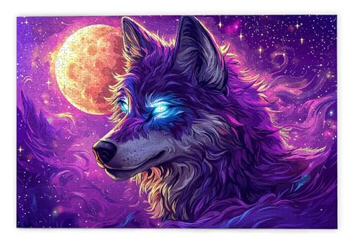 Puzzle 1000 Teile Erwachsene, Wolf Puzzle 1000 Teile mit Geschenkbox, Holzpuzzle Erwachsene mit Naturholz, Geschenke für Frauen, Geschenke für Männer, Groß Holzpuzzle für Wanddeko Wohnzimmer, S-49 Puzzle 1000 Teile Erwachsene, Wolf Puzzle 1000 Teile mit Geschenkbox, Holzpuzzle Erwachsene mit Naturholz, Geschenke für Frauen, Geschenke für Männer, Groß Holzpuzzle für Wanddeko Wohnzimmer, S-49 von Kinntn