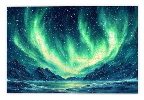 Puzzle 1500 Teile, Aurora Puzzle 1500 Teile Erwachsene, Holzpuzzle Erwachsene, EIN Herausforderndes Rätsel, Puzzlespiele für Die Ganze Familie, Holzpuzzle für Zimmer Deko Wohnzimmer, Geschenke, C-24 Puzzle 1500 Teile, Aurora Puzzle 1500 Teile Erwachsene, Holzpuzzle Erwachsene, EIN Herausforderndes Rätsel, Puzzlespiele für Die Ganze Familie, Holzpuzzle für Zimmer Deko Wohnzimmer, Geschenke, C-24 von Kinntn