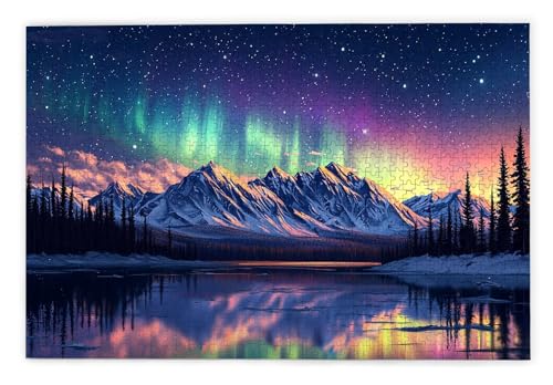 Puzzle 1500 Teile, Aurora Puzzle 1500 Teile Erwachsene, Holzpuzzle Erwachsene, EIN Herausforderndes Rätsel, Puzzlespiele für Die Ganze Familie, Holzpuzzle für Zimmer Deko Wohnzimmer, Geschenke, T-16 Puzzle 1500 Teile, Aurora Puzzle 1500 Teile Erwachsene, Holzpuzzle Erwachsene, EIN Herausforderndes Rätsel, Puzzlespiele für Die Ganze Familie, Holzpuzzle für Zimmer Deko Wohnzimmer, Geschenke, T-16 von Kinntn