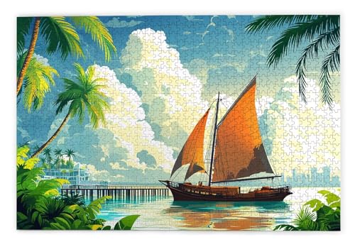 Puzzle 1500 Teile, Boot Puzzle 1500 Teile Erwachsene, Holzpuzzle Erwachsene, EIN Herausforderndes Rätsel, Puzzlespiele für Die Ganze Familie, Holzpuzzle für Zimmer Deko Wohnzimmer, Geschenke, Z-70 Puzzle 1500 Teile, Boot Puzzle 1500 Teile Erwachsene, Holzpuzzle Erwachsene, EIN Herausforderndes Rätsel, Puzzlespiele für Die Ganze Familie, Holzpuzzle für Zimmer Deko Wohnzimmer, Geschenke, Z-70 von Kinntn