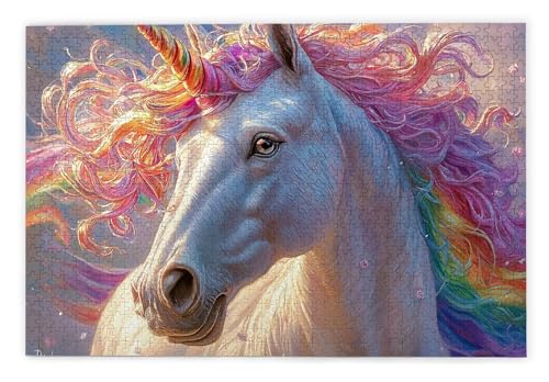Puzzle 1500 Teile, Einhorn Puzzle 1500 Teile Erwachsene, Holzpuzzle Erwachsene, EIN Herausforderndes Rätsel, Puzzlespiele für Die Ganze Familie, Holzpuzzle für Zimmer Deko Wohnzimmer, Geschenke, P-90 Puzzle 1500 Teile, Einhorn Puzzle 1500 Teile Erwachsene, Holzpuzzle Erwachsene, EIN Herausforderndes Rätsel, Puzzlespiele für Die Ganze Familie, Holzpuzzle für Zimmer Deko Wohnzimmer, Geschenke, P-90 von Kinntn