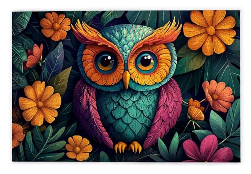 Puzzle 1500 Teile, Eule Puzzle 1500 Teile Erwachsene, Holzpuzzle Erwachsene, EIN Herausforderndes Rätsel, Puzzlespiele für Die Ganze Familie, Holzpuzzle für Zimmer Deko Wohnzimmer, Geschenke, Y-80 Puzzle 1500 Teile, Eule Puzzle 1500 Teile Erwachsene, Holzpuzzle Erwachsene, EIN Herausforderndes Rätsel, Puzzlespiele für Die Ganze Familie, Holzpuzzle für Zimmer Deko Wohnzimmer, Geschenke, Y-80 von Kinntn