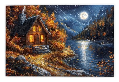 Puzzle 1500 Teile, Herbst Puzzle 1500 Teile Erwachsene, Holzpuzzle Erwachsene, EIN Herausforderndes Rätsel, Puzzlespiele für Die Ganze Familie, Holzpuzzle für Zimmer Deko Wohnzimmer, Geschenke, Y-16 Puzzle 1500 Teile, Herbst Puzzle 1500 Teile Erwachsene, Holzpuzzle Erwachsene, EIN Herausforderndes Rätsel, Puzzlespiele für Die Ganze Familie, Holzpuzzle für Zimmer Deko Wohnzimmer, Geschenke, Y-16 von Kinntn