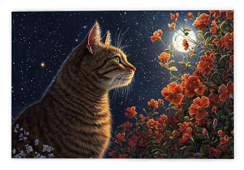 Puzzle 1500 Teile, Katze Puzzle 1500 Teile Erwachsene, Holzpuzzle Erwachsene, EIN Herausforderndes Rätsel, Puzzlespiele für Die Ganze Familie, Holzpuzzle für Zimmer Deko Wohnzimmer, Geschenke, F-70 Puzzle 1500 Teile, Katze Puzzle 1500 Teile Erwachsene, Holzpuzzle Erwachsene, EIN Herausforderndes Rätsel, Puzzlespiele für Die Ganze Familie, Holzpuzzle für Zimmer Deko Wohnzimmer, Geschenke, F-70 von Kinntn