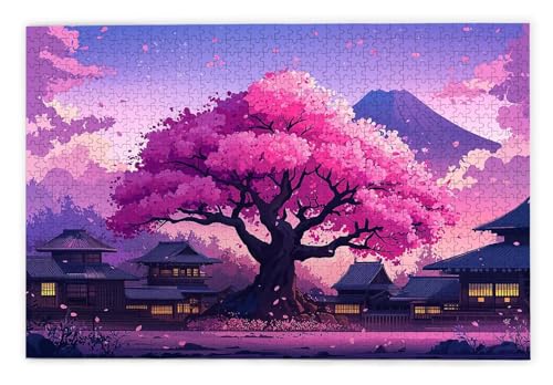 Puzzle 1500 Teile, Kirschblüten Puzzle 1500 Teile Erwachsene, Holzpuzzle Erwachsene, EIN Herausforderndes Rätsel, Puzzlespiele für Die Ganze Familie, Holzpuzzle für Deko Wohnzimmer, Geschenke, A-36 Puzzle 1500 Teile, Kirschblüten Puzzle 1500 Teile Erwachsene, Holzpuzzle Erwachsene, EIN Herausforderndes Rätsel, Puzzlespiele für Die Ganze Familie, Holzpuzzle für Deko Wohnzimmer, Geschenke, A-36 von Kinntn