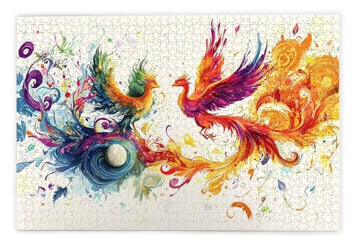 Puzzle 1500 Teile, Phönix Puzzle 1500 Teile Erwachsene, Holzpuzzle Erwachsene, EIN Herausforderndes Rätsel, Puzzlespiele für Die Ganze Familie, Holzpuzzle für Zimmer Deko Wohnzimmer, Geschenke, F-90 Puzzle 1500 Teile, Phönix Puzzle 1500 Teile Erwachsene, Holzpuzzle Erwachsene, EIN Herausforderndes Rätsel, Puzzlespiele für Die Ganze Familie, Holzpuzzle für Zimmer Deko Wohnzimmer, Geschenke, F-90 von Kinntn