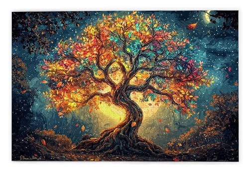Puzzle 1500 Teile Erwachsene, Baum des Lebens Puzzle 1500 Teile mit Geschenkbox, Holzpuzzle Erwachsene mit Naturholz, Geschenke für Frauen, Geschenke für Männer, Holzpuzzle für Deko Wohnzimmer, E-33 Puzzle 1500 Teile Erwachsene, Baum des Lebens Puzzle 1500 Teile mit Geschenkbox, Holzpuzzle Erwachsene mit Naturholz, Geschenke für Frauen, Geschenke für Männer, Holzpuzzle für Deko Wohnzimmer, E-33 von Kinntn