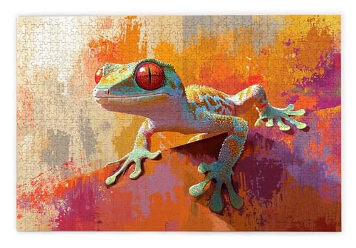 Puzzle 1500 Teile Erwachsene, Eidechse Puzzle 1500 Teile mit Geschenkbox, Holzpuzzle Erwachsene mit Naturholz, Geschenke für Frauen, Geschenke für Männer, Groß Holzpuzzle für Wanddeko Wohnzimmer, K-93 Puzzle 1500 Teile Erwachsene, Eidechse Puzzle 1500 Teile mit Geschenkbox, Holzpuzzle Erwachsene mit Naturholz, Geschenke für Frauen, Geschenke für Männer, Groß Holzpuzzle für Wanddeko Wohnzimmer, K-93 von Kinntn