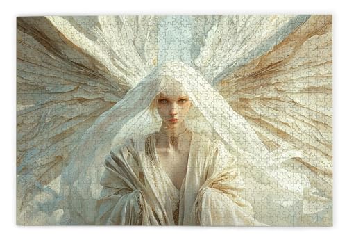 Puzzle 1500 Teile Erwachsene, Engel Puzzle 1500 Teile mit Geschenkbox, Holzpuzzle Erwachsene mit Naturholz, Geschenke für Frauen, Geschenke für Männer, Groß Holzpuzzle für Wanddeko Wohnzimmer, C-91 Puzzle 1500 Teile Erwachsene, Engel Puzzle 1500 Teile mit Geschenkbox, Holzpuzzle Erwachsene mit Naturholz, Geschenke für Frauen, Geschenke für Männer, Groß Holzpuzzle für Wanddeko Wohnzimmer, C-91 von Kinntn
