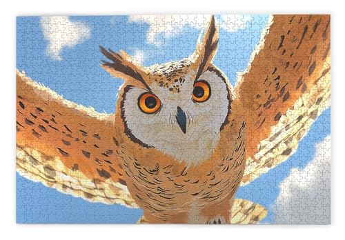 Puzzle 1500 Teile Erwachsene, Eule Puzzle 1500 Teile mit Geschenkbox, Holzpuzzle Erwachsene mit Naturholz, Geschenke für Frauen, Geschenke für Männer, Groß Holzpuzzle für Wanddeko Wohnzimmer, A-9 Puzzle 1500 Teile Erwachsene, Eule Puzzle 1500 Teile mit Geschenkbox, Holzpuzzle Erwachsene mit Naturholz, Geschenke für Frauen, Geschenke für Männer, Groß Holzpuzzle für Wanddeko Wohnzimmer, A-9 von Kinntn