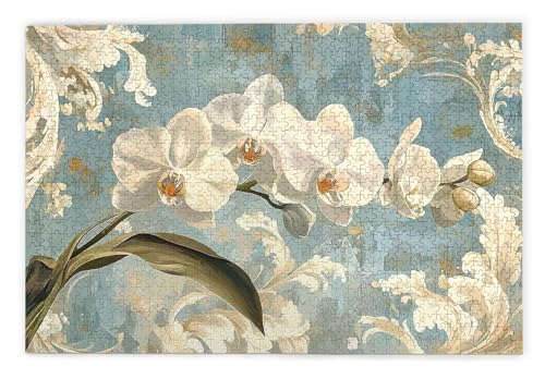 Puzzle 1500 Teile Erwachsene, Orchidee Puzzle 1500 Teile mit Geschenkbox, Holzpuzzle Erwachsene mit Naturholz, Geschenke für Frauen, Geschenke für Männer, Groß Holzpuzzle für Wanddeko Wohnzimmer, K-15 Puzzle 1500 Teile Erwachsene, Orchidee Puzzle 1500 Teile mit Geschenkbox, Holzpuzzle Erwachsene mit Naturholz, Geschenke für Frauen, Geschenke für Männer, Groß Holzpuzzle für Wanddeko Wohnzimmer, K-15 von Kinntn