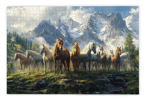 Puzzle 1500 Teile Erwachsene, Pferd Puzzle 1500 Teile mit Geschenkbox, Holzpuzzle Erwachsene mit Naturholz, Geschenke für Frauen, Geschenke für Männer, Groß Holzpuzzle für Wanddeko Wohnzimmer, D-13 Puzzle 1500 Teile Erwachsene, Pferd Puzzle 1500 Teile mit Geschenkbox, Holzpuzzle Erwachsene mit Naturholz, Geschenke für Frauen, Geschenke für Männer, Groß Holzpuzzle für Wanddeko Wohnzimmer, D-13 von Kinntn