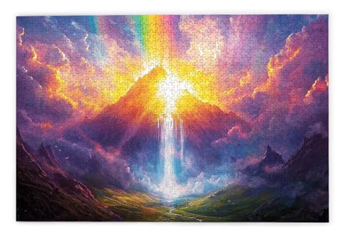 Puzzle 1500 Teile Erwachsene, Regenbogen Puzzle 1500 Teile mit Geschenkbox, Holzpuzzle Erwachsene mit Naturholz, Geschenke für Frauen, Geschenke für Männer, Groß Holzpuzzle für Deko Wohnzimmer, B-27 Puzzle 1500 Teile Erwachsene, Regenbogen Puzzle 1500 Teile mit Geschenkbox, Holzpuzzle Erwachsene mit Naturholz, Geschenke für Frauen, Geschenke für Männer, Groß Holzpuzzle für Deko Wohnzimmer, B-27 von Kinntn