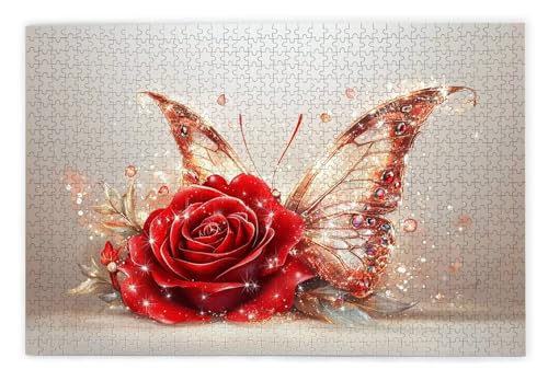 Puzzle 1500 Teile Erwachsene, Rose Puzzle 1500 Teile mit Geschenkbox, Holzpuzzle Erwachsene mit Naturholz, Geschenke für Frauen, Geschenke für Männer, Groß Holzpuzzle für Wanddeko Wohnzimmer, C-41 Puzzle 1500 Teile Erwachsene, Rose Puzzle 1500 Teile mit Geschenkbox, Holzpuzzle Erwachsene mit Naturholz, Geschenke für Frauen, Geschenke für Männer, Groß Holzpuzzle für Wanddeko Wohnzimmer, C-41 von Kinntn