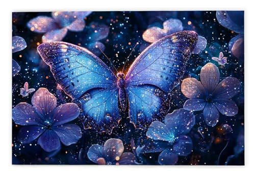 Puzzle 1500 Teile Erwachsene, Schmetterling Puzzle 1500 Teile mit Geschenkbox, Holzpuzzle Erwachsene mit Naturholz, Geschenke für Frauen, Geschenke für Männer, Holzpuzzle für Deko Wohnzimmer, P-97 Puzzle 1500 Teile Erwachsene, Schmetterling Puzzle 1500 Teile mit Geschenkbox, Holzpuzzle Erwachsene mit Naturholz, Geschenke für Frauen, Geschenke für Männer, Holzpuzzle für Deko Wohnzimmer, P-97 von Kinntn