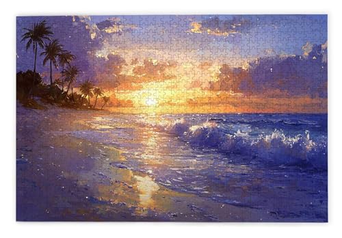 Puzzle 1500 Teile Erwachsene, Strand Puzzle 1500 Teile mit Geschenkbox, Holzpuzzle Erwachsene mit Naturholz, Geschenke für Frauen, Geschenke für Männer, Groß Holzpuzzle für Wanddeko Wohnzimmer, D-1 Puzzle 1500 Teile Erwachsene, Strand Puzzle 1500 Teile mit Geschenkbox, Holzpuzzle Erwachsene mit Naturholz, Geschenke für Frauen, Geschenke für Männer, Groß Holzpuzzle für Wanddeko Wohnzimmer, D-1 von Kinntn