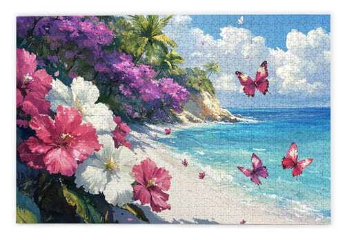 Puzzle 1500 Teile Erwachsene, Strand Puzzle 1500 Teile mit Geschenkbox, Holzpuzzle Erwachsene mit Naturholz, Geschenke für Frauen, Geschenke für Männer, Groß Holzpuzzle für Wanddeko Wohnzimmer, T-25 Puzzle 1500 Teile Erwachsene, Strand Puzzle 1500 Teile mit Geschenkbox, Holzpuzzle Erwachsene mit Naturholz, Geschenke für Frauen, Geschenke für Männer, Groß Holzpuzzle für Wanddeko Wohnzimmer, T-25 von Kinntn