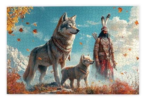 Puzzle 1500 Teile Erwachsene, Wolf Puzzle 1500 Teile mit Geschenkbox, Holzpuzzle Erwachsene mit Naturholz, Geschenke für Frauen, Geschenke für Männer, Groß Holzpuzzle für Wanddeko Wohnzimmer, B-67 Puzzle 1500 Teile Erwachsene, Wolf Puzzle 1500 Teile mit Geschenkbox, Holzpuzzle Erwachsene mit Naturholz, Geschenke für Frauen, Geschenke für Männer, Groß Holzpuzzle für Wanddeko Wohnzimmer, B-67 von Kinntn