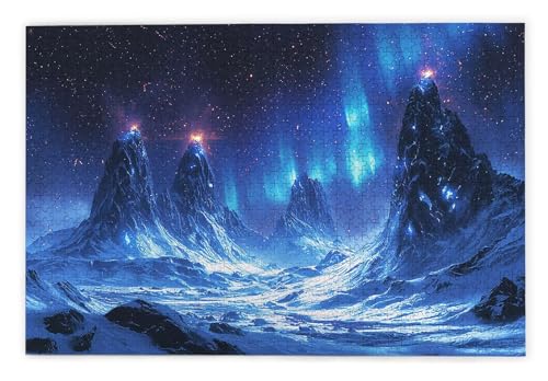 Puzzle 2000 Teile, Aurora Puzzle 2000 Teile Erwachsene, Holzpuzzle Erwachsene, EIN Herausforderndes Rätsel, Puzzlespiele für Die Ganze Familie, Holzpuzzle für Zimmer Deko Wohnzimmer, Geschenke, J-82 von Kinntn