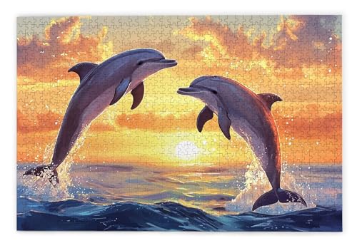 Puzzle 2000 Teile, Delphin Puzzle 2000 Teile Erwachsene, Holzpuzzle Erwachsene, EIN Herausforderndes Rätsel, Puzzlespiele für Die Ganze Familie, Holzpuzzle für Zimmer Deko Wohnzimmer, Geschenke, F-10 Puzzle 2000 Teile, Delphin Puzzle 2000 Teile Erwachsene, Holzpuzzle Erwachsene, EIN Herausforderndes Rätsel, Puzzlespiele für Die Ganze Familie, Holzpuzzle für Zimmer Deko Wohnzimmer, Geschenke, F-10 von Kinntn