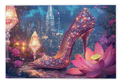 Puzzle 2000 Teile, Hoher Absatz Puzzle 2000 Teile Erwachsene, Holzpuzzle Erwachsene, EIN Herausforderndes Rätsel, Puzzlespiele für Die Ganze Familie, Holzpuzzle für Deko Wohnzimmer, Geschenke, B-12 von Kinntn