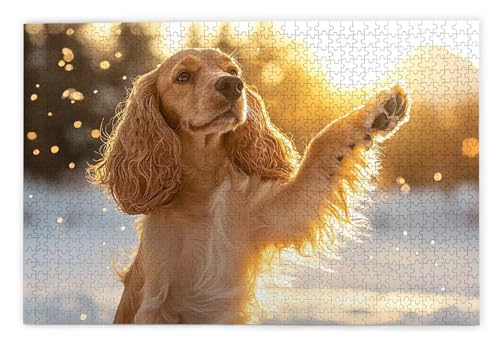 Puzzle 2000 Teile, Hund Puzzle 2000 Teile Erwachsene, Holzpuzzle Erwachsene, EIN Herausforderndes Rätsel, Puzzlespiele für Die Ganze Familie, Holzpuzzle für Zimmer Deko Wohnzimmer, Geschenke, X-10 von Kinntn