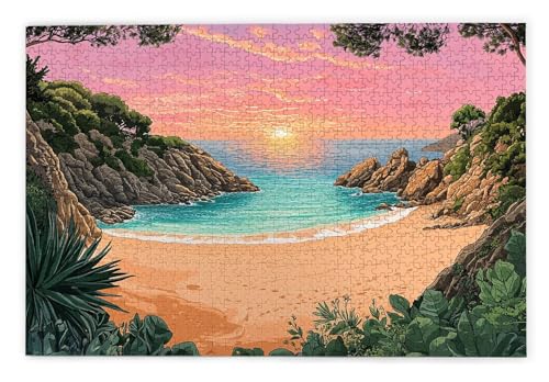 Puzzle 2000 Teile, Landschaft Puzzle 2000 Teile Erwachsene, Holzpuzzle Erwachsene, EIN Herausforderndes Rätsel, Puzzlespiele für Die Ganze Familie, Holzpuzzle für Wanddeko Wohnzimmer, Geschenke, O-70 von Kinntn